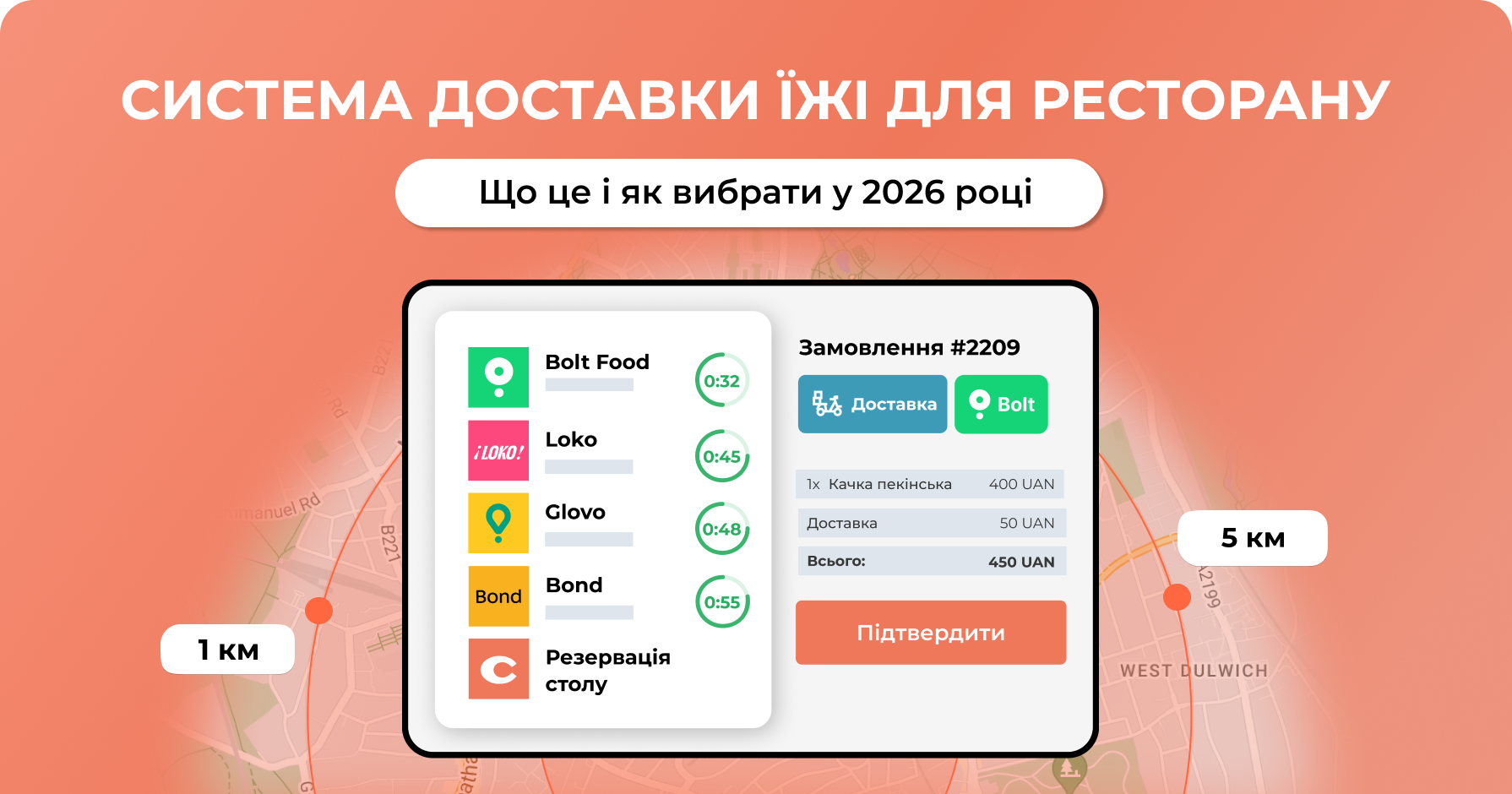 Система доставки їжі для ресторану: що це і як вибрати у 2026 році - ChoiceQR