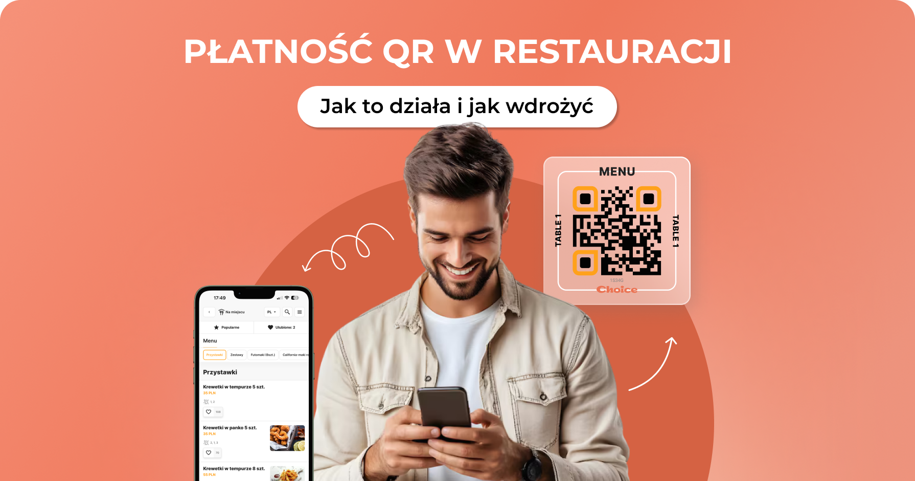 Płatność QR w restauracji — jak to działa i jak wdrożyć - ChoiceQR