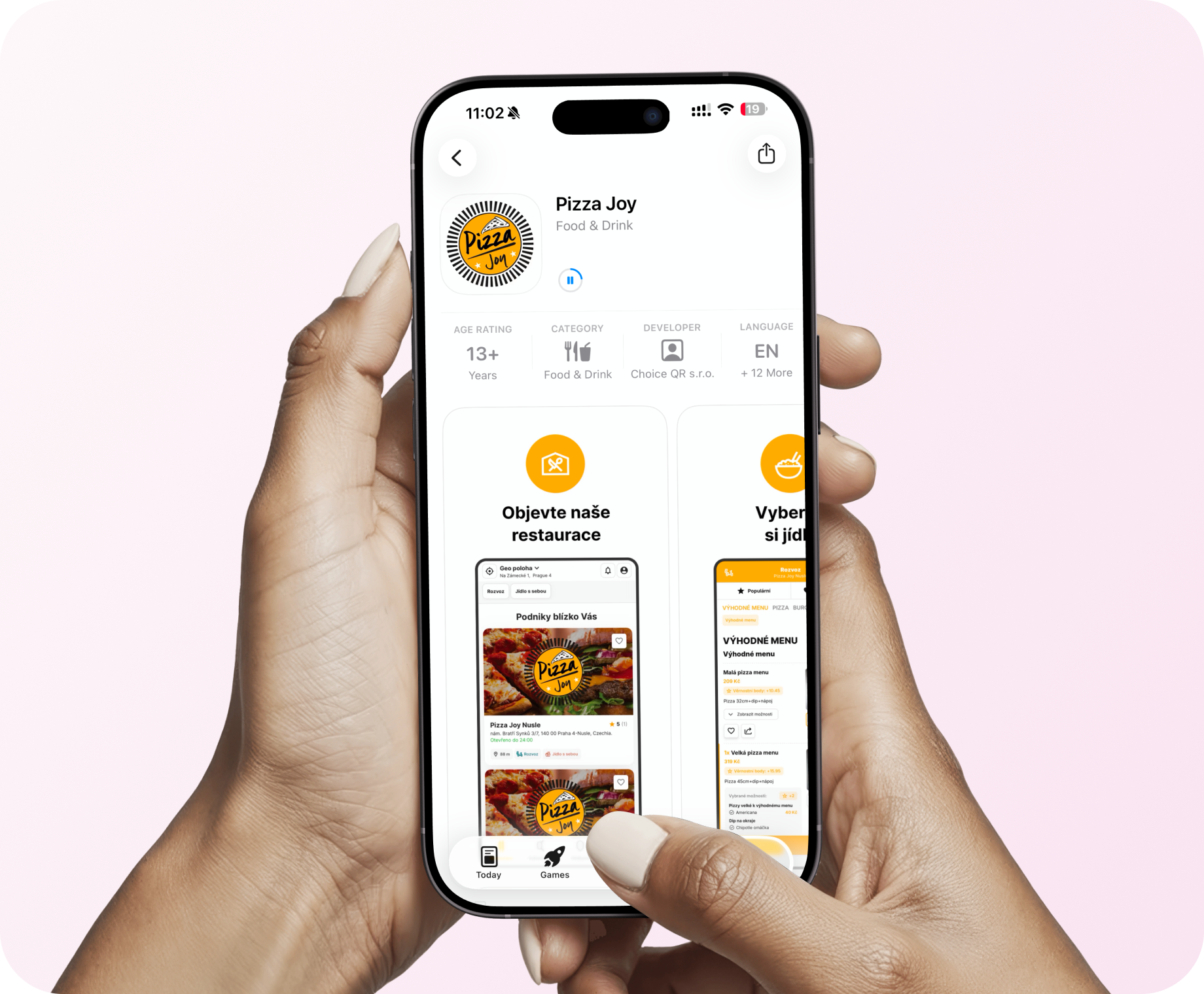 Aplikace pro restaurace